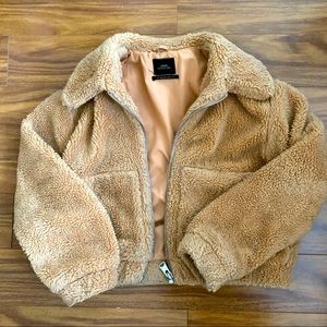 urban outfitters teddy coat